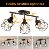 vivihobb Dimmable Black Plug in Track Lighting Kit,3 Light Plug