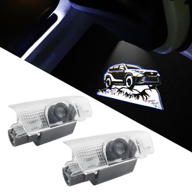akarin 2 PCS LED Car Door Logo Lights Compatible for Highlander XU70 2020-present Courtesy Projector Laser Welcome Light Puddle Lamp Car Accessories (Climb, High Lander 2020-present)