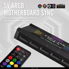 EZDIY-FAB Fan Hub X: 3-in-1 RF Remote Control, LED Back-light