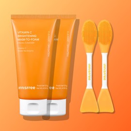 innisfree 이니스프리 비타씨 브라이트닝 팩투폼 120g, 2개