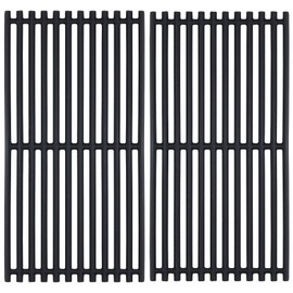 Charbrofire 463241013 463241014 463270614 Grates Replacement Parts for Charbroil Grill Grates 463270615 463241014 T-22D 463270613 463270611 Char-Broil Cast Iron Cooking Grate 2 Pieces