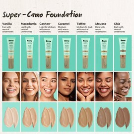 Raww Super-Camo Foundation 30ml, Toffee