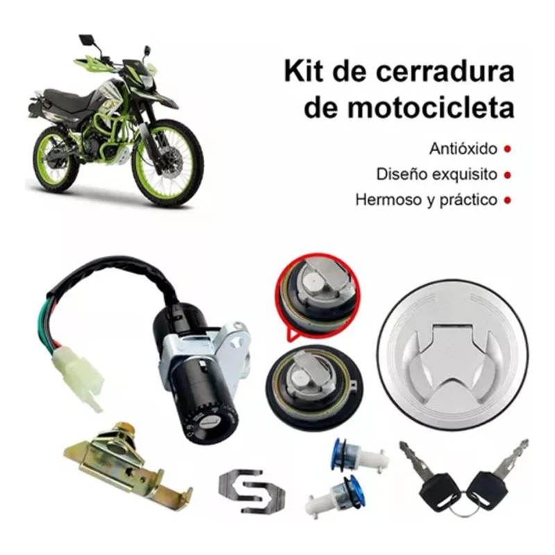 Switch De Ignicion Completo Para Italika 125z Wf04020105