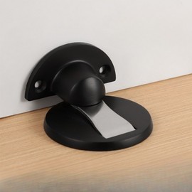 Neodymium Magnetic No-Drill Door Stopper & Holder - Entryway, Front Door, Noise Reduction & Door Fixation Unit 2ea