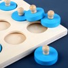 Interactive Wooden Memory Matching Game Chess Board for Young Children