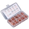 200Pcs Oil Drain Plug Gasket Red Copper Heating Processing 9