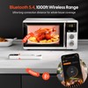 Wireless Meat Thermometer with 1000FT, Bluetooth 5.4 Digital Meat Thermometer