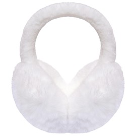 Sdfvsdg Womens Warm Ear Muffs Winter Faux Fur Earmuffs Unisex Fluffy Ear Warmer Fuzzy Adjustable Foldable Ear Covers Cold Weather