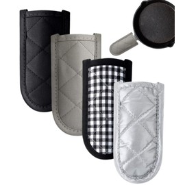 cobalt planet Skillet Handle Cover Pan Handle Cover Pot Holder Set of 4 (Set of 4)