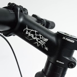 FOMTOR Wake MTB Stem 31.8 35 Degree 110 mm Bike Stem Mountain Bike Stem Short Handlebar Stem for Most Bicycle, Road Bike, MTB, BMX, Cycling (Light-weight, Black)