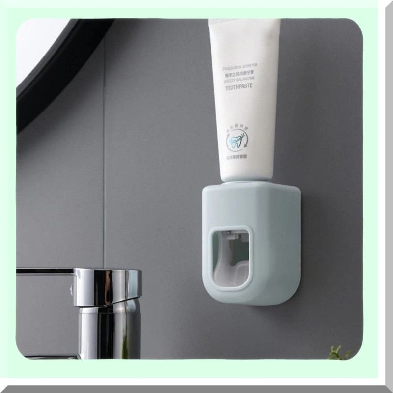 ZyntraVibe 2 Pcs Automatic Toothpaste Dispenser Bathroom Accessories