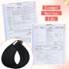 XDhair Tape in Hair Extensions, Echthaar, selbstklebend, 20 Stück/50 g,