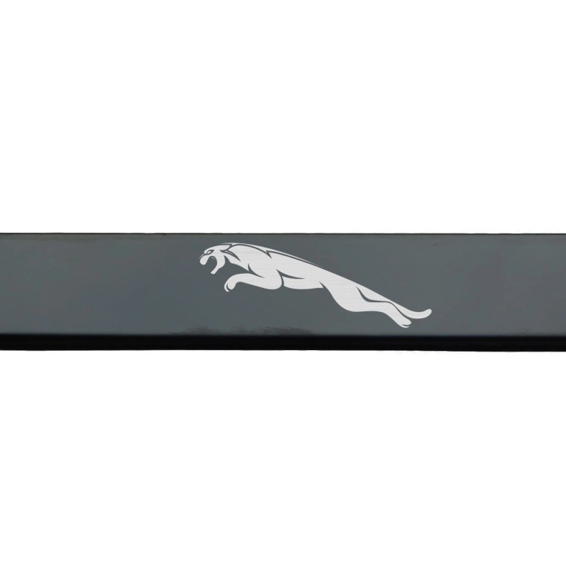 KA Black Chrome Jaguar Logo Laser Engraved T304 Stainless Steel