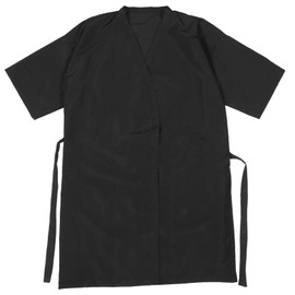 IMIKEYA Black Hair Salon Client Gown Smock Cape - Waterproof Hair Cutting Robe for