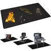 60 x 40 Inch Under Grill Mats for Outdoor Grill,