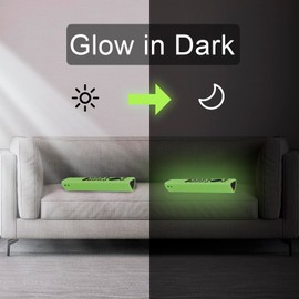 JKZTJOF 2 Pack Luminous Remote Cover Compatible with NVIDIA Shield Remote, Shockproof Case for NVIDIA Shield TV Pro/4K HDR Remote Controller, Lightweight Anti-Slip Skin-Friendly Silicone Skin Sleeve