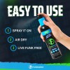FunkAway Odor Eliminating Spray for Shoes Pack of 4 Powerful