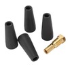 4Pcs PTFE Flux Core Gasless Nozzle 1Pcs Brass Gas Diffuser