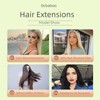 Dcbaboo Clip-In Hair Extensions, Straight, 8 Pieces, 60 cm, Clip-In