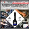 JEUCLEL 2PCS M10 Triple Square Impact Spline Bit Socket, 10mm