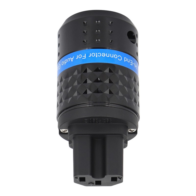 Monosaudio IEC Connector Pure Copper Rhodium Plated Audio Power Connector