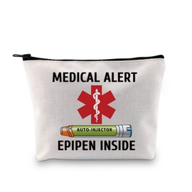 JXGZSO Funny Medical Gifts Emergency Medical Makeup Bag First Responder Paramedic Gifts Nursing Cosmetic Bag