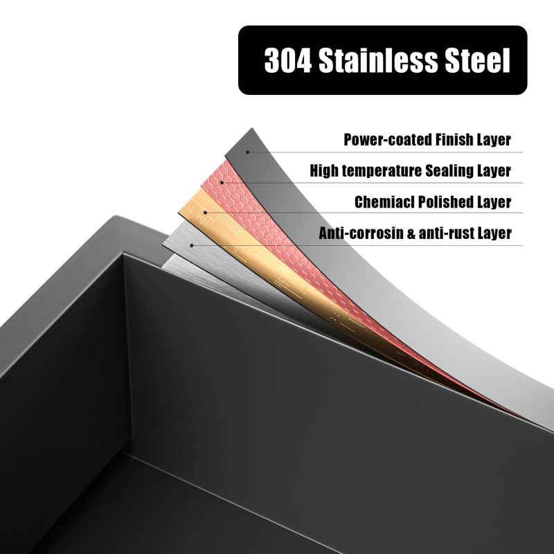 LED Bathroom Shower Wall Niche 12x12 Inch Waterproof IPX65 Stainless
