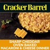 Cracker Barrel Sharp Cheddar Oven Baked Macaroni & Cheese Dinner