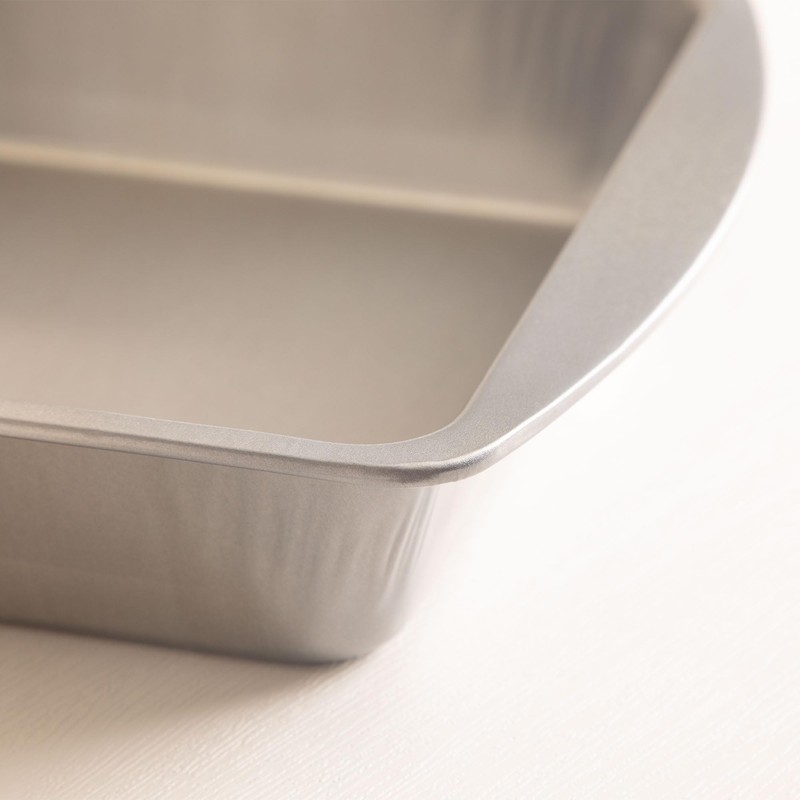 Vasconia, Molde Cuadrado para Hornear Deleite, Gris