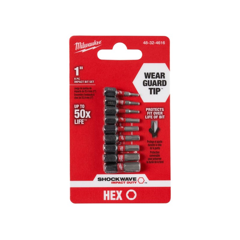 Insert Bit Set, 9 Pcs.