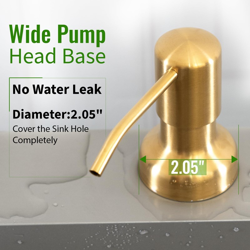Soap Dispenser for Kitchen Sink, Kitchen Sink Soap Dispenser with