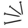 4 Pack Black Guitar Neckplate Screws Long 1-3/4 inch X