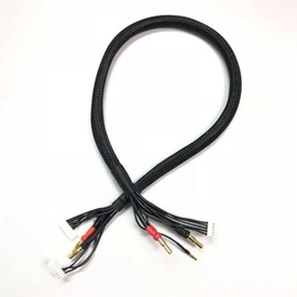 Maclan Racing MCL4171 Max Current 2S/4S Charge Cable w/4mm/5mm Bullet Connectors