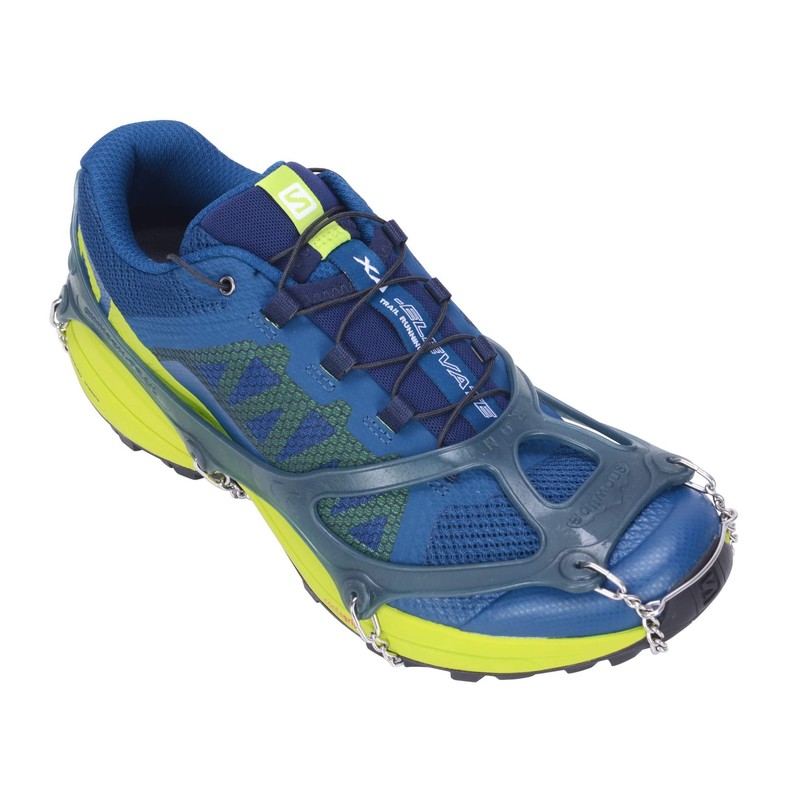 Snowline Chainsen Trail Shoe Chains, silver, s