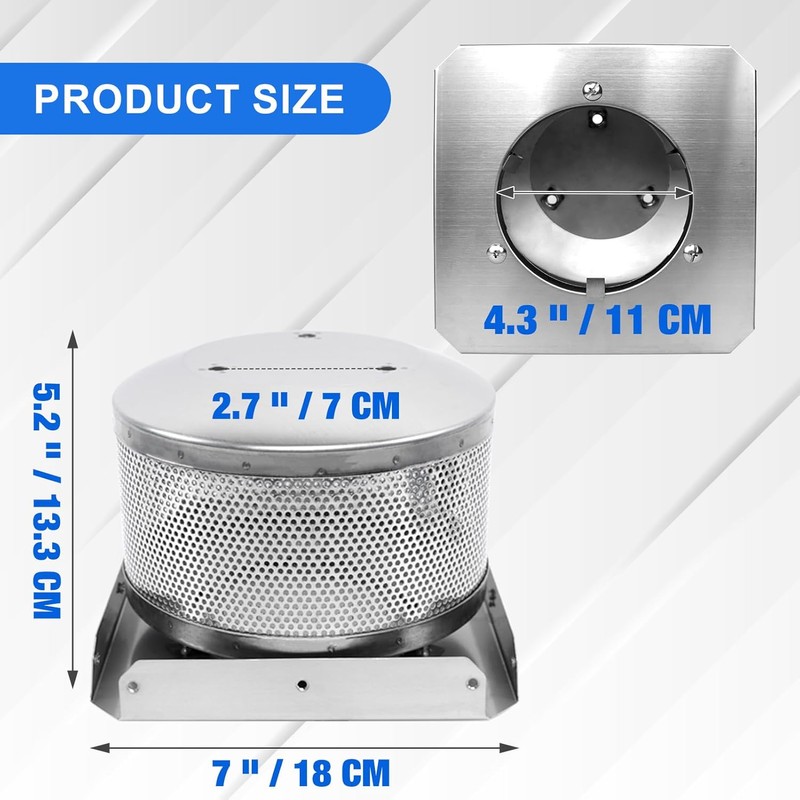 elysia Patio Heater Burning Net And Base 4-Sided Pyramid Heater