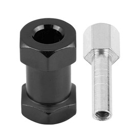 Dilwe RC Hex Adapter, 4 Pieces Metal Wheel Hub Adapter for D90 AX10 CC01 SCX10 F350 Remote Control Crawler