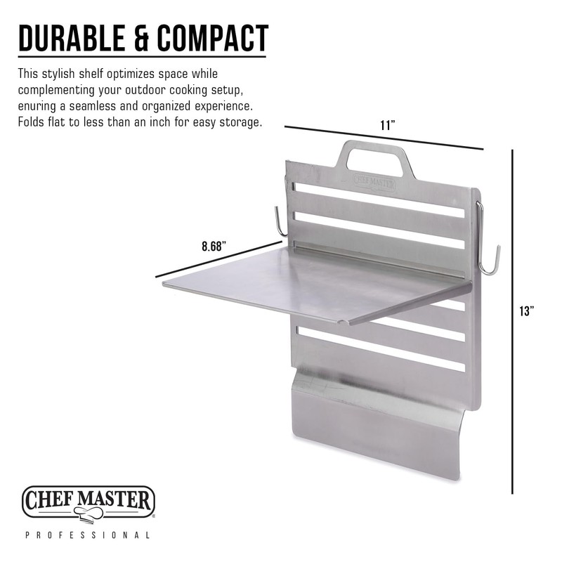 Chef Master Steam Pan Insert & Adjustable Griddle Shelf Set