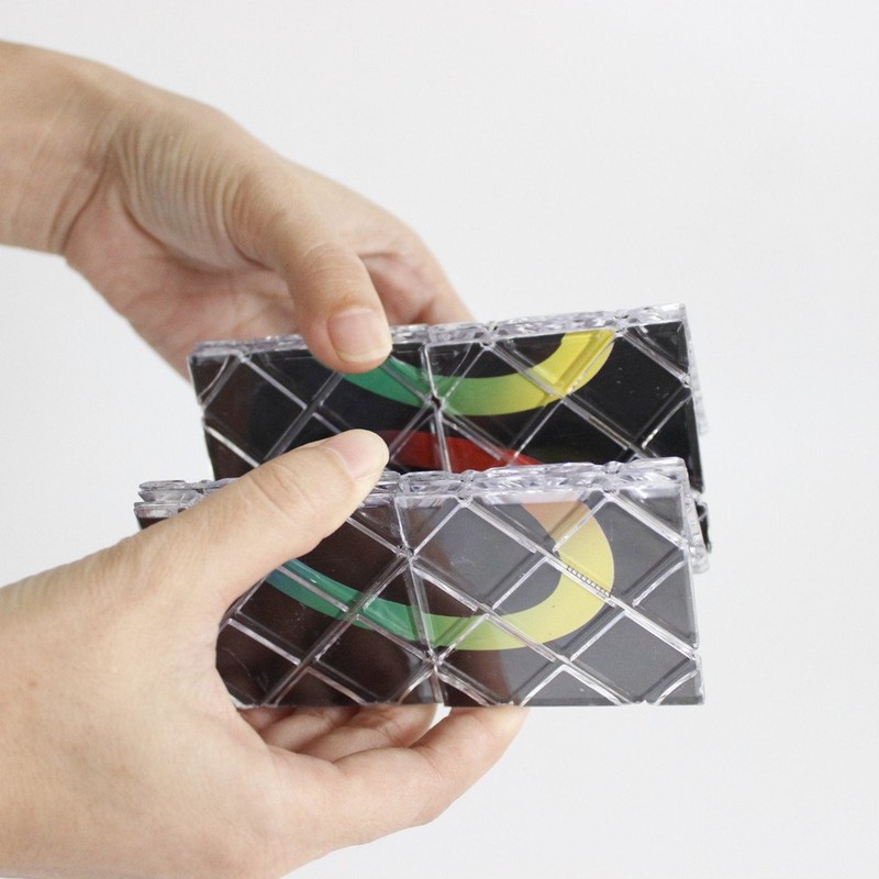 Oostifun LingAo 8-3 - Puzzle Magic Cube zerklüfteten Schwarze Ringe