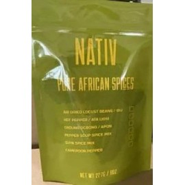 Nativ Locust Beans - Iru, Ogiri, DawaDawa, (Air Dried Whole) - 8 oz