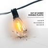 Achin 100FT Outdoor String Lights LED Dimmable Patio Lights String