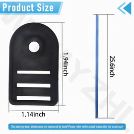 WHMYZHL Swimming Pool Solar Reel Tube & Blanket Fastening Kit for Feherguard Inground and Aboveground Pool Roller - Includes 24 26" Straps, 24 Mounting Wcrews with Brackets