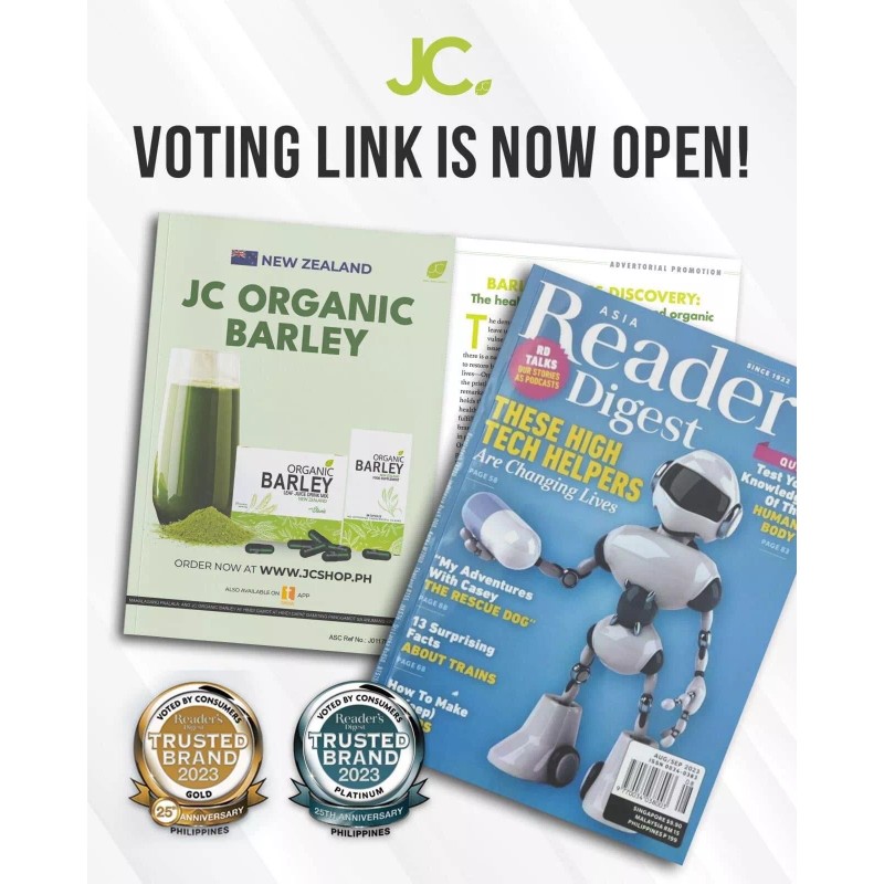 JC Organic Barley Capsules And Barley Juice