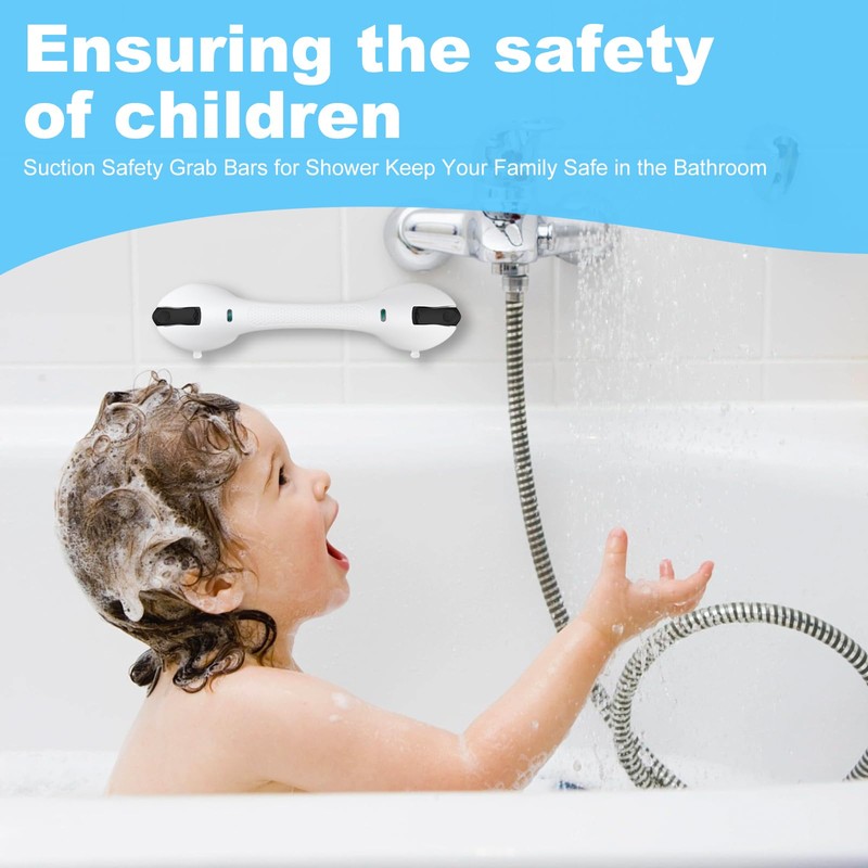 Daren Medical Suction Grab Bars for Bathtubs and Showers, Heavy