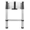 IROS Escalera Telescopica 2.0 Metros Retractil De Alumino