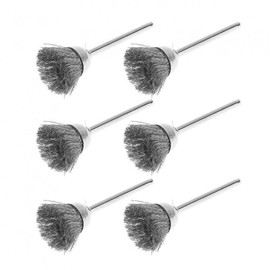 36 x BRASS BRUSHES POLISHING KIT METAL FOR MOST IRON AND NON FERrous METALS WELDED JOINT RIVETS RUST STONE