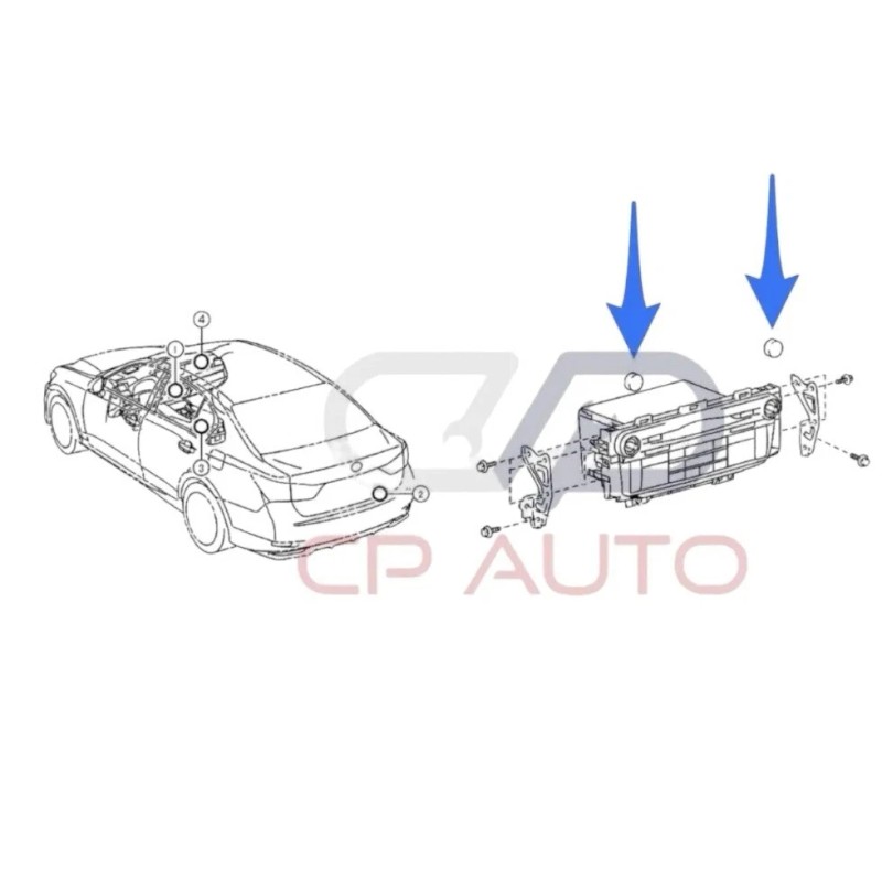 LEXUS 13 - 20 LEXUS GS350 RADIO CD PLAYER RECEIVER