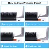 Fadlash Self-Fanning Eyelash Extension, Volume Eyelashes for Volume Technique, Eyelash
