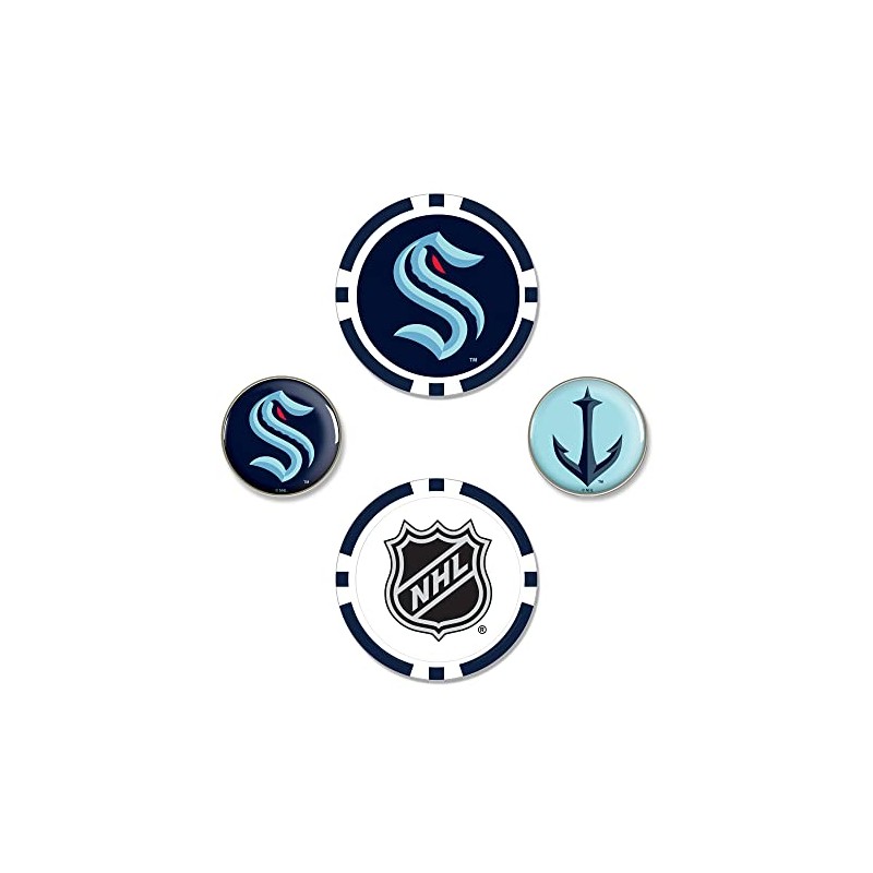 Team Effort Seattle Kraken Ball Marker Set