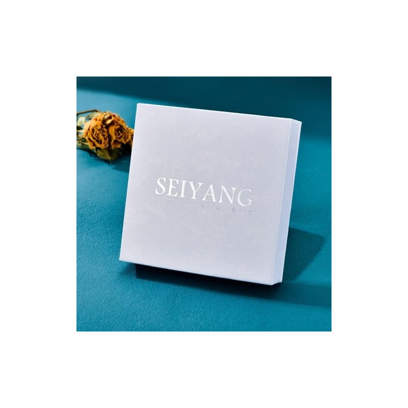 Seiyang arete de calavera de plata de ley con diseño