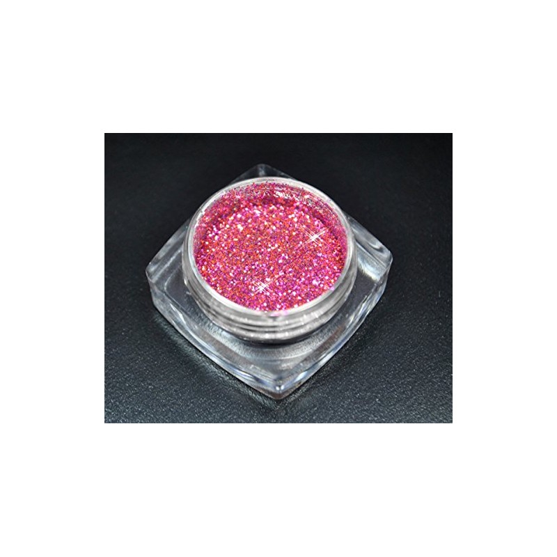 Premium Glitter Powder Pink Mai Mango for Nail Art